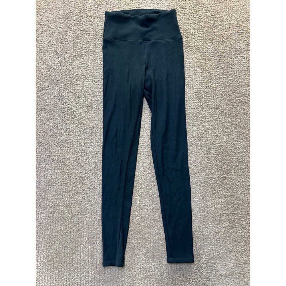 Orvis Classic Collection Womens Black High Waisted Modal Blend Leggings Size M